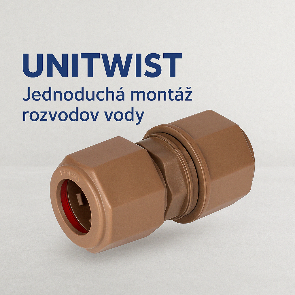 UNITWIST: Revolučný systém pre rozvody vody