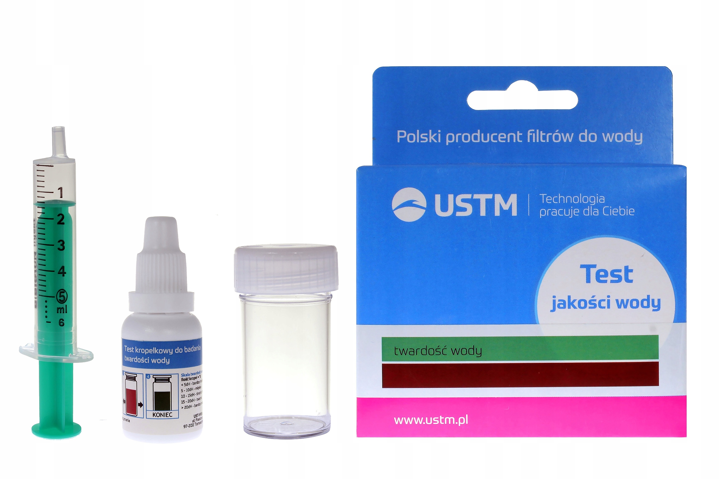 Testovacie súpravy na meranie tvrdosti vody