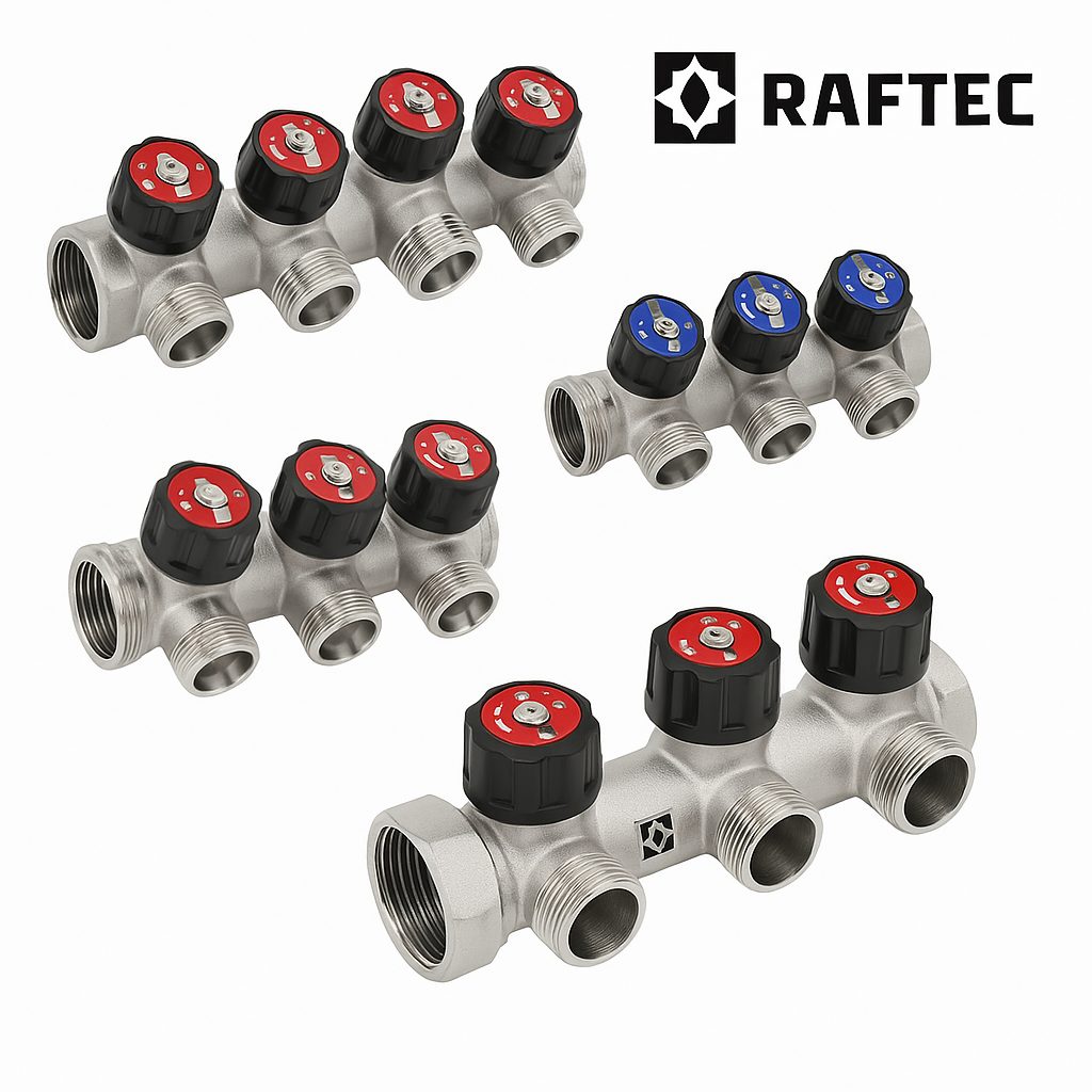 Rozdelovač s regulačnými ventilami RAFTEC