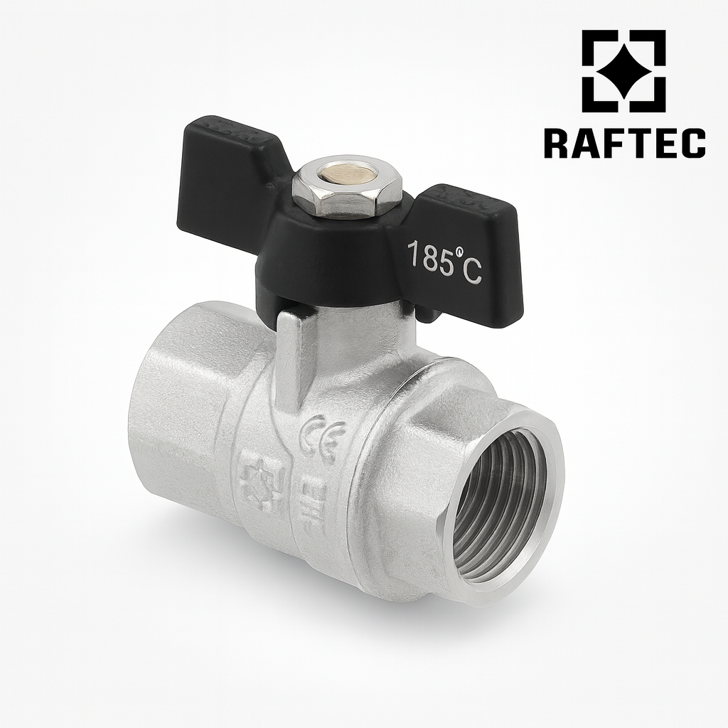 Guľové kohúty motýľ FF RAFTEC