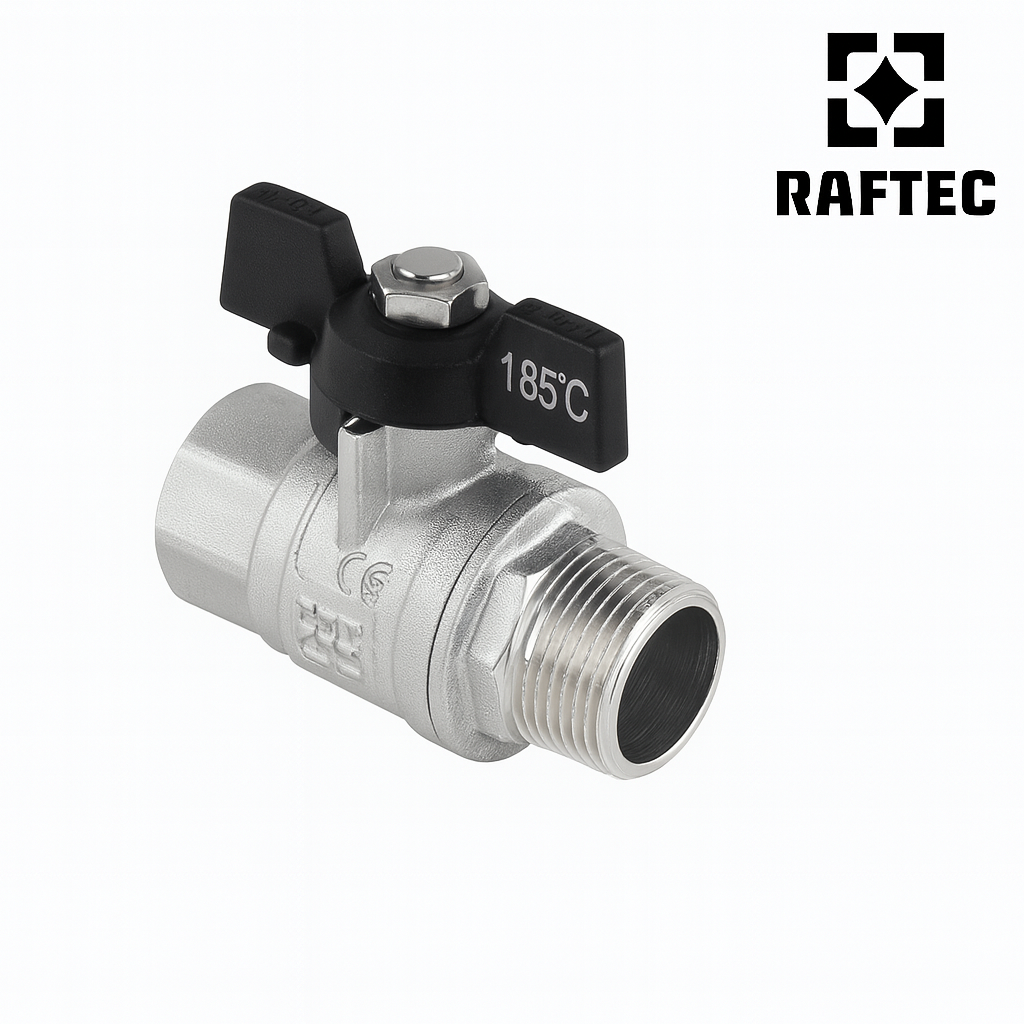 Guľové ventily MF motýľ RAFTEC