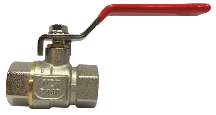 Mosadzný guľový ventil 6/4" FF páka PN 30