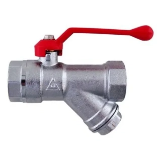 Guľový ventil s filtrom 1/2"