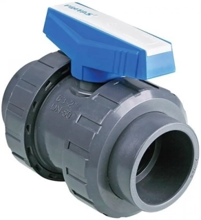 PVC 50 mm guľový ventil 