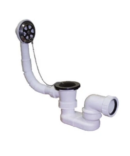 Odpadový vaňový sifón s prepadom DN40