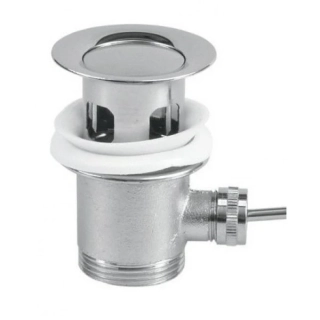 Chromovaná výpusť pre umývadlo s tiahlom, 5/4"