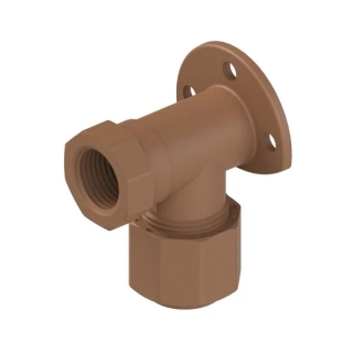 UNITWIST Nástenné koleno 3/4"x22 mm