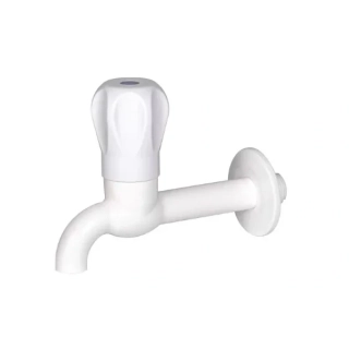 UNITWIST Nástenný kohútik 1/2" biely