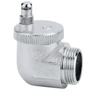 Automatický odvzdušňovač radiátorov ¾″ Caleffi AERCAL – chróm mosadz (5–100 °C)