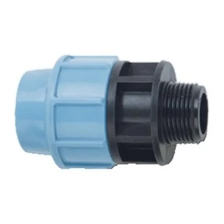 PE prechod 20 mm x 1/2" s vonkajším závitom