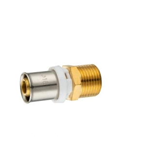 PEX-AL Prechod - vonkajší závit 16 x 3/4" – lisovacia tvarovka (TH)