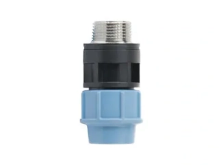 PE prechod 20 mm x 1/2" s vonkajším mosadzným závitom