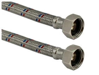 Flexi hadica nerezová F 3/8" x F 3/8"  20 cm