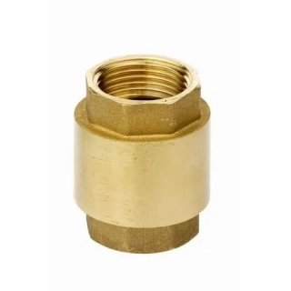 Mosadzná spätná klapka 3/4" s plastovou klapkou