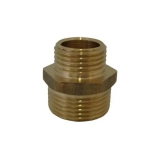 Mosadzná redukovaná vsuvka 1/2" x 3/4"