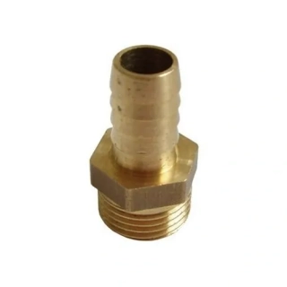 Mosadzný hadičník 1/2"x 10 mm vonkajší závit