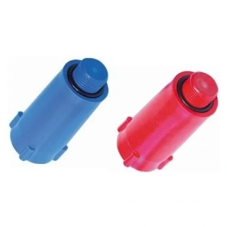 PPR montážná zátka 1/2" červená