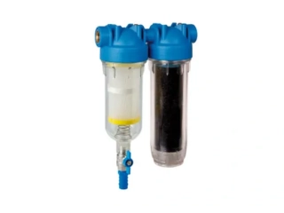 Vodný filter HYDRA DUO 1" RSH 50mcr + prázdna nádoba  BX(SX) 8BAR
