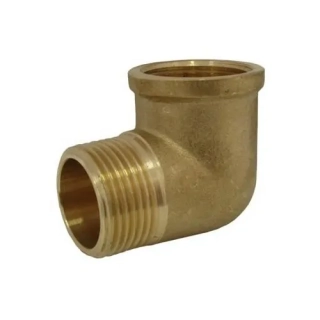 Mosadzné koleno MF 3"